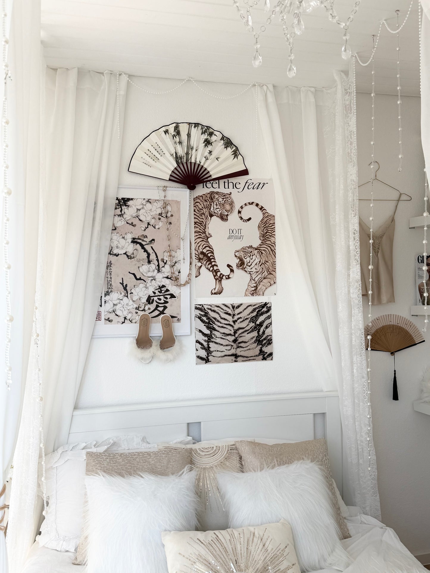Beige Blüten