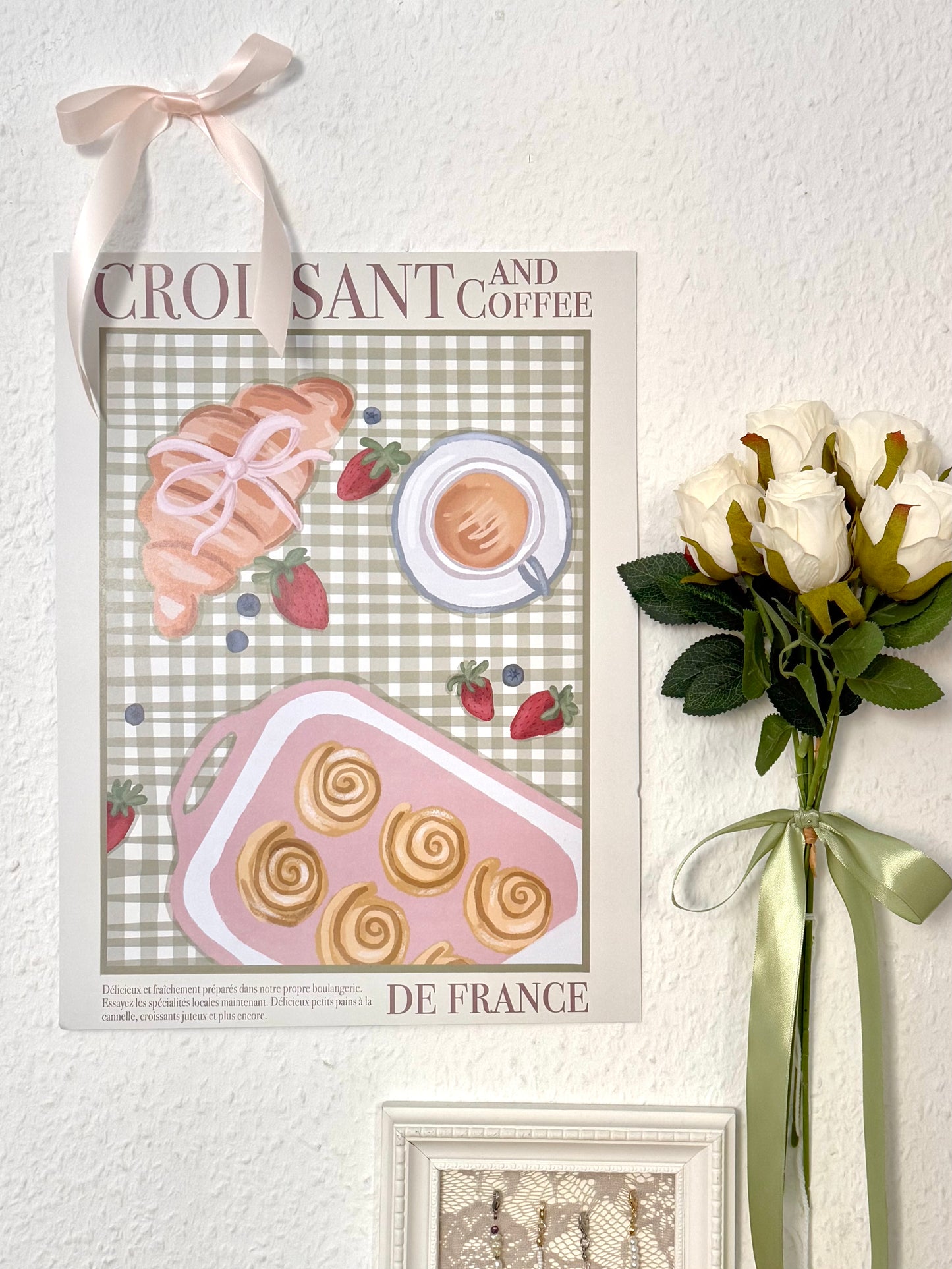 Croissant and coffee